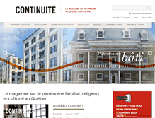 Tablet Screenshot of magazinecontinuite.com